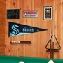 Seattle Kraken Banner Pennant with Tack Wall Pads