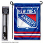 New York Rangers Garden Flag and Flagpole Stand