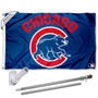Chicago Cubs Walking Cub Flag Pole and Bracket Kit