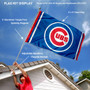 Chicago Cubs Circle Logo Flag Pole and Bracket Kit