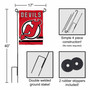 New Jersey Devils Garden Flag and Flagpole Stand