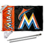 Miami Marlins Flag Pole and Bracket Kit