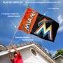 Miami Marlins Flag Pole and Bracket Kit