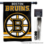 Boston Bruins Banner Flag and 5 Foot Flag Pole for House