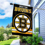 Boston Bruins Banner Flag and 5 Foot Flag Pole for House