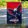 Washington Capitals Double Sided Logo Garden Flag