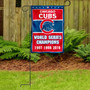 Chicago Baseball 3 Time Champions Garden Flag and Stand