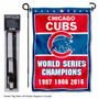 Chicago Baseball 3 Time Champions Garden Flag and Stand Kit