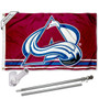 Colorado Avalanche Flag Pole and Bracket Kit