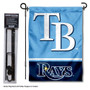 Tampa Bay Rays Logo Garden Flag and Stand Kit