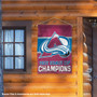 Colorado Avalanche NHL Stanley Cup 2022 Champions Double Sided House Banner