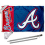 Atlanta Braves Flag Pole and Bracket Kit