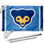 Chicago Cubs Vintage 70s Flag Pole and Bracket Kit