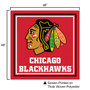 Chicago Blackhawks Tablecloth 48 Inch Table Cover