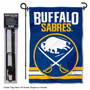 Buffalo Sabres New Logo Garden Banner and Flagpole Holder Stand