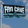 Seattle Kraken Fan Cave Flag Large Banner