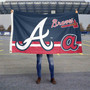 Atlanta Braves Logo Insignia 3x5 Large Banner Flag