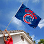 Chicago Baseball Walking Bear Logo Banner Flag with Tack Wall Pads
