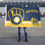 Milwaukee Brewers Logo Insignia 3x5 Large Banner Flag