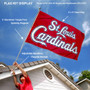 St. Louis Cardinals Wordmark Flag Pole and Bracket Kit