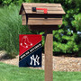 Red Sox and Yankees House Divided Garden Flag