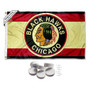 Chicago Blackhawks Vintage Retro Banner Flag with Tack Wall Pads