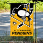 Pittsburgh Penguins Double Sided Logo Garden Flag