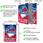 New York Rangers Double Sided Logo Garden Flag