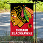 Chicago Blackhawks Double Sided Logo Garden Flag