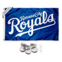 Kansas City Royals Banner Flag with Tack Wall Pads