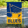 St. Louis Blues Double Sided Logo Garden Flag