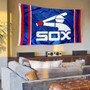 Chicago White Sox Vintage Retro Banner Flag with Tack Wall Pads