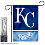 Kansas City Royals Logo Garden Flag and Stand