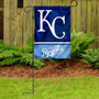 Kansas City Royals Logo Garden Flag and Stand