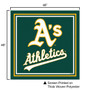 Oakland Athletics Tablecloth Table Overlay Cover
