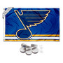 St. Louis Blues Banner Flag with Tack Wall Pads