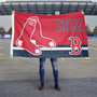 Boston Red Sox Logo Insignia 3x5 Large Banner Flag