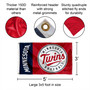 Minnesota Twins Panel Logo Flag Pole and Bracket Kit