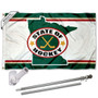 Minnesota Wild State of Hockey Flag Pole and Bracket Kit