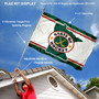 Minnesota Wild State of Hockey Flag Pole and Bracket Kit