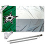 Dallas Stars Texas State Flag Pole and Bracket Kit
