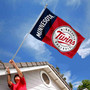 Minnesota Twins Corporate Circle Logo 3x5 Large Banner Flag