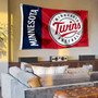 Minnesota Twins Corporate Circle Logo 3x5 Large Banner Flag