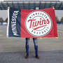 Minnesota Twins Corporate Circle Logo 3x5 Large Banner Flag