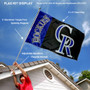 Colorado Rockies Flag Pole and Bracket Kit