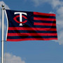 Minnesota Twins Stars and Stripes American Nation Flag