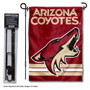 Phoenix Coyotes Garden Flag and Flagpole Stand