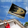 Anaheim Mighty Ducks Flag Pole and Bracket Kit