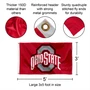 Ohio State Buckeyes Polyester Outdoor Large Flag