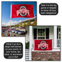 Ohio State Buckeyes Polyester Outdoor Large Flag